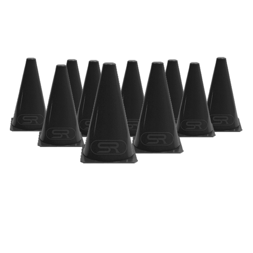 10 Cones Demarcatórios Black