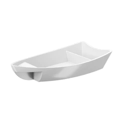 Barco Para Sushi Coza 13,9 x 13,9 x 6,3 cm Branco