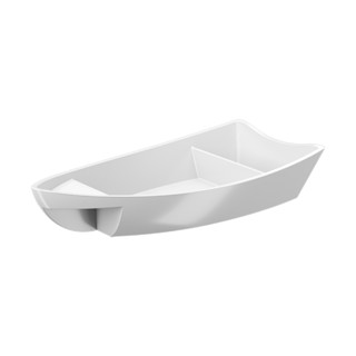 Barco Para Sushi Coza 13,9 x 13,9 x 6,3 cm Branco