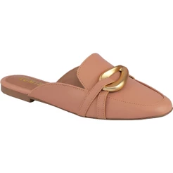 Mule Feminino Lumiss Confort Square Abs Macio Rasteira Rasteirinha Bico Quadrado Confort Sapato Casual Mocassim