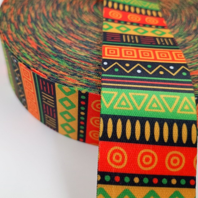 ALÇA ESTAMPADA TRIBAL GANÊS - METRO