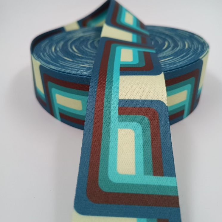 ALÇA ACETINADA ESTAMPADA JADE - METRO em Oferta na Shopee