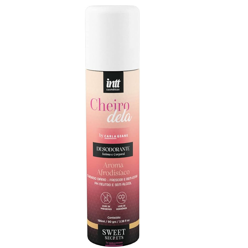 Desodorante Intimo Cheiro Dela Afrodisáco Intt - Carla Geane - 166ml