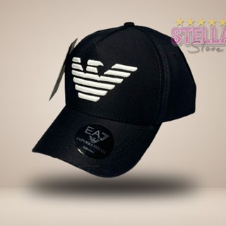 Boné Armani Preto Casual aba Curva Modelo Frontal Ajustável - Envio Imediato