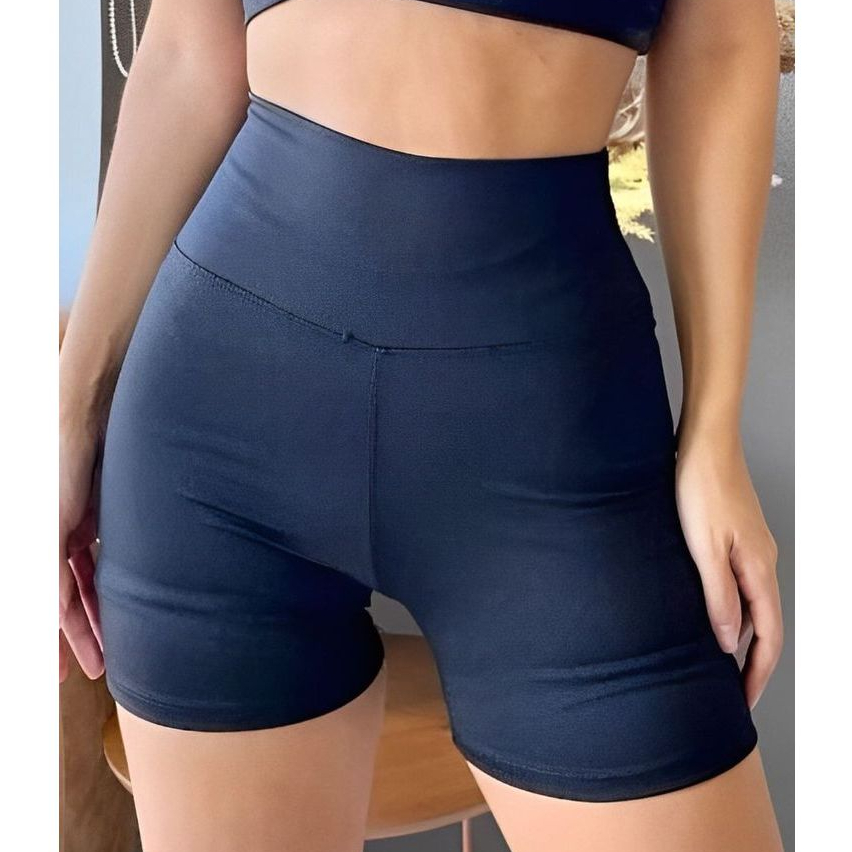 Short Curto Academia Corrida Malhação Caminhada Bermuda Feminina Legging Leg yoga mom