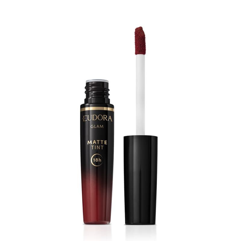Batom Líquido Glam Matte Tint Bordô Intenso 4ml