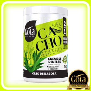 Gota Dourada Creme Pentear Meu Cacho Perfeito Oleo De Babosa 1 Kg