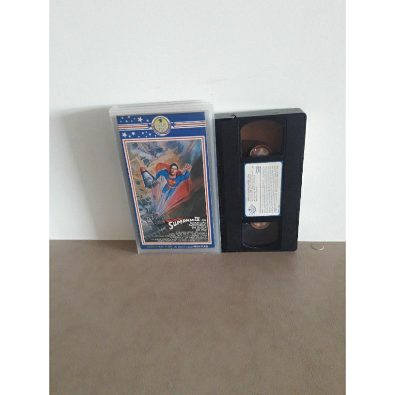 Fita Vhs Superman IV Em Busca Da Paz - Original - Dublado - Raridade