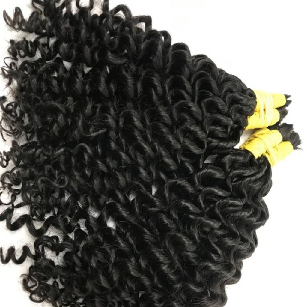 Cabelo Humano Com Cachos Permanente A Vapor Para Mega-Hair Com 50 Gramas.