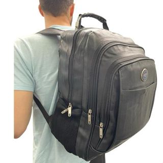 Mochila Masculina Unisex Grande e Reforçada de Couro Mochila Executiva Unisex