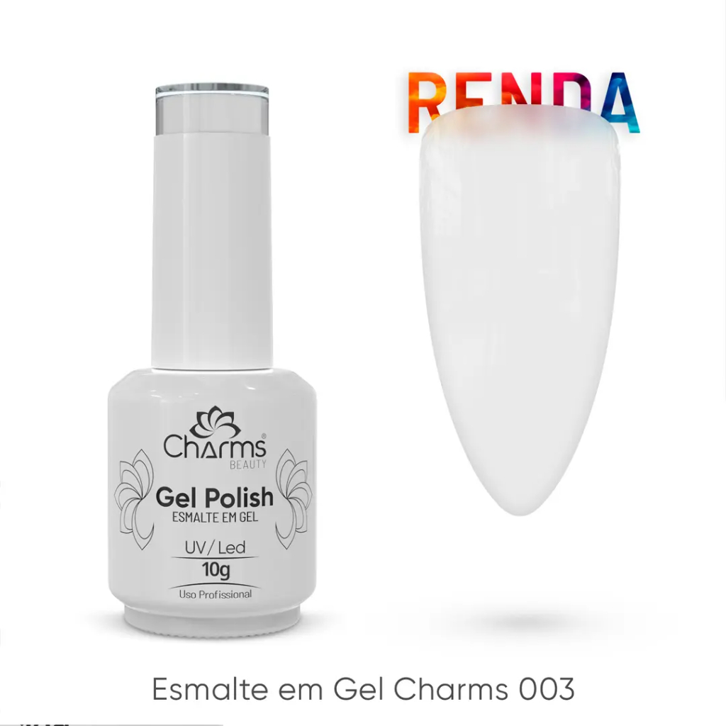 Esmalte em Gel Charms Beauty (Gel Polish) 10ml ANVISA – Cor #3 em Oferta na Shopee
