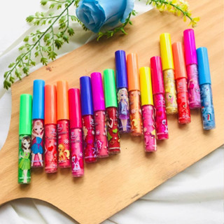 Lip Gloss Brilho e Glitter Princesa Infantil/ Mini Brilho Gloss Infantil