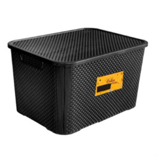 Caixa Organizadora 70 Litros Preta em Oferta na Shopee