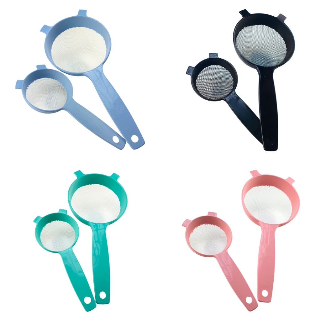 Kit Peneiras de Plástico 2 Peças - Mini e Pequena