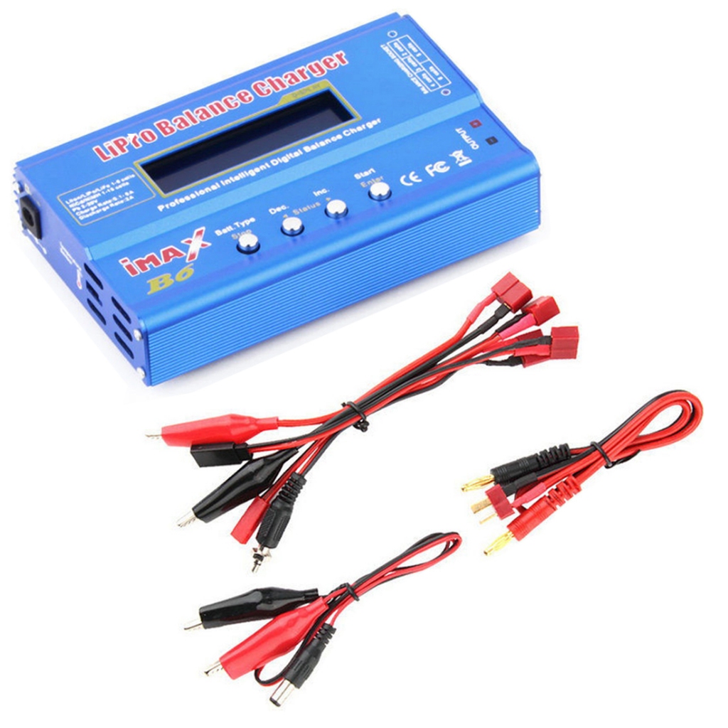 Carregador de Bateria Lipo Modelo Imax B6 80w 1s-6s Sem Fonte P/ Hobbies