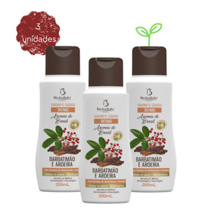 Kit 03 Sabonete Aromas Brasil BARBATIMÃO E AROEIRA Bio Instinto
