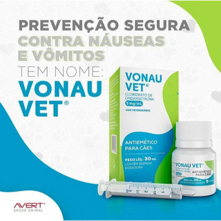 Vonau Vet 30ml - Solução Contra Náuseas para Cães em Oferta na Shopee