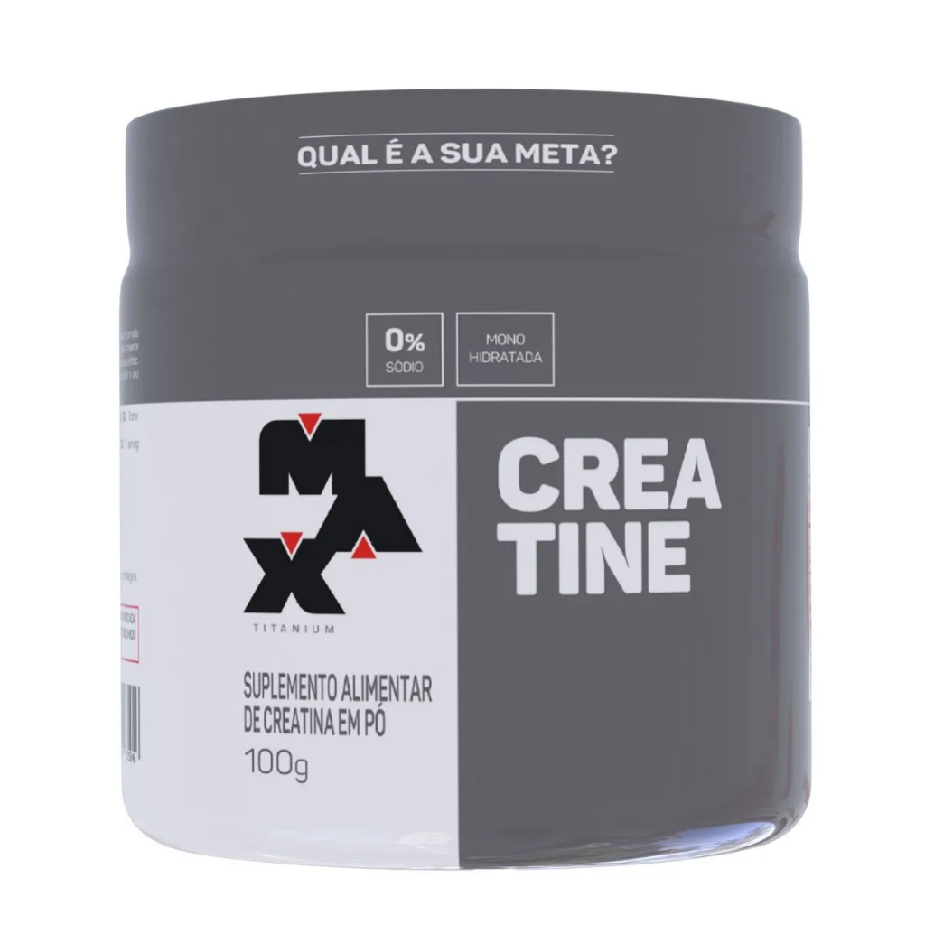 Creatine Max Titanium 100% Pura Monohidratada Creatina 100G