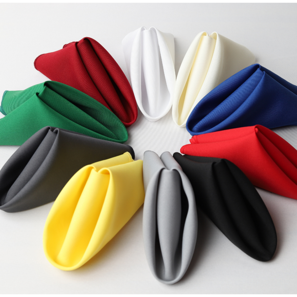 Kit 100 Guardanapo De Tecido 35x35 Para Mesa Posta Casamento Buffet Eventos