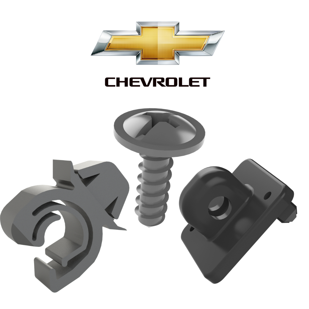 Kit Haste Da Vareta Do Capô 3 PÇS Chevrolet [Sustentação + Descanso + Articulação ] Agile Montana