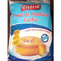 Massa de puba de mandioca 1 kilo Vitoria ( original )