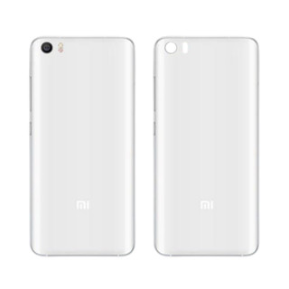 TAMPA TRASEIRA DE VIDRO PARA XIAOMI MI 5 BRANCO / PRETO - 1 PÇ