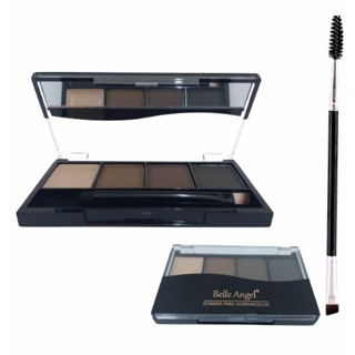 Belle Angel Kit 1 Paleta De Sobrancelhas + 1 Pincel 2 em 1 Para Sobrancelhas B113 em Oferta na Shopee