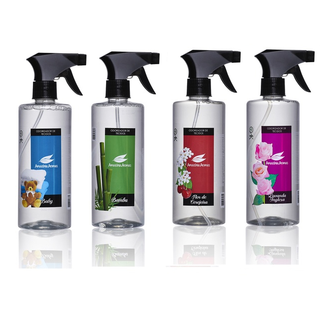 Água Perfumada Odorizador de Tecidos Agua Perfumada 500ml Amazônia Aromas Água de Cheiro