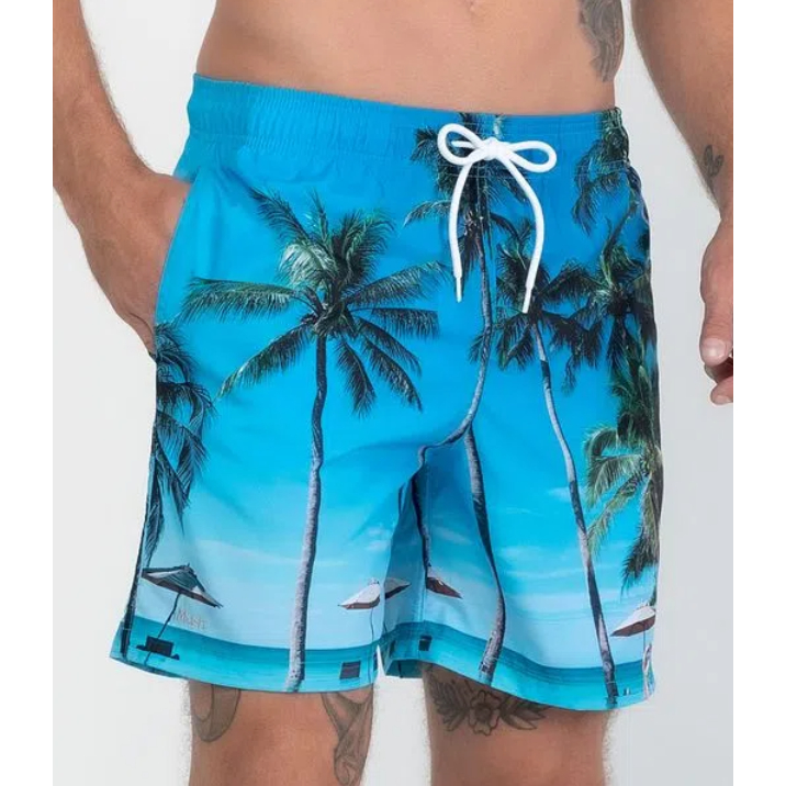 (Mash)-Shorts Masculino Com Forro Interno Com Bolsos Mash Referencia - 613.98