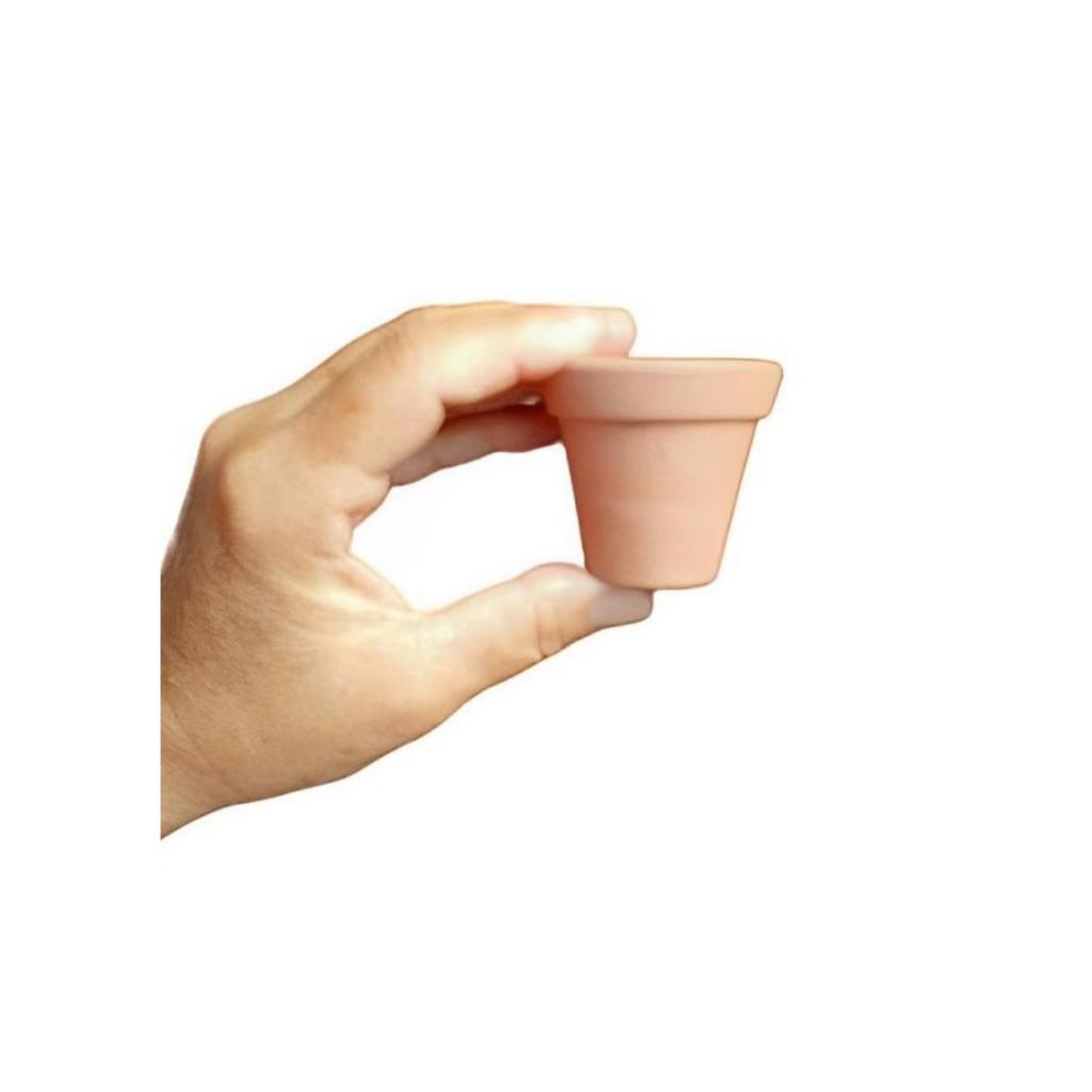 100 Mini Vasinho de Barro / Cerâmica 5x4,5 Cm - Pague100 e Leve110