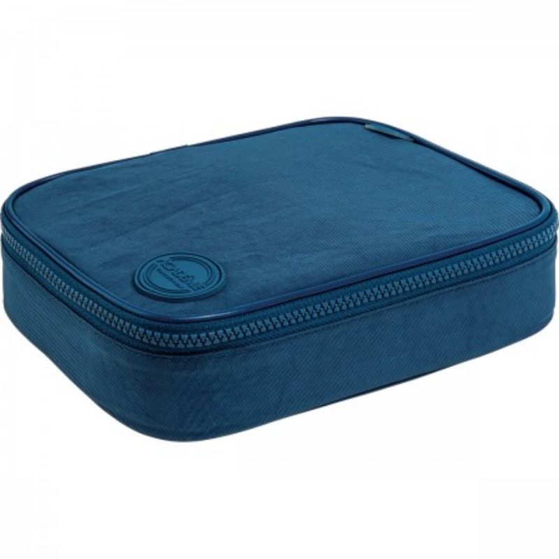 Estojo Escolar Academie Box Tilibra / Papelaria  / Material Escolar  / Estojo Grande / Estojo Médio  / Estojo Azul