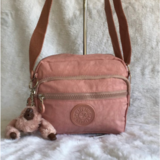 Bolsa pequena feminina impermeável transversal com 5 bolsos com zíper