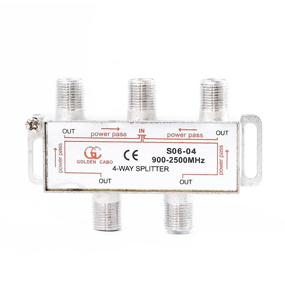Divisor 1x4 Alta e Baixa Frequência 5-2500Mhz