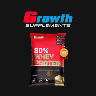 Whey Protein Concentrado 1Kg Growth Suplementos