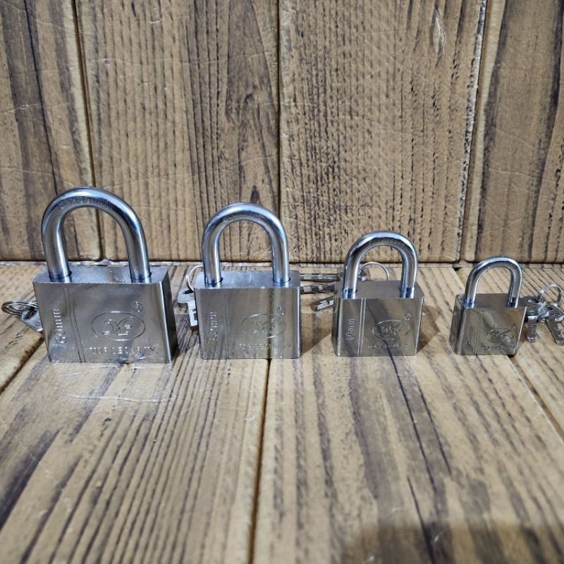 Cadeado Profissional 30mm 40mm 50mm 60mm 70mm com 3 e 4 chaves codificadas Linha Premium