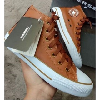 Lançamento Tênis All Star Chuck Taylor Cano Alto 098 Couro Oferta Relampago