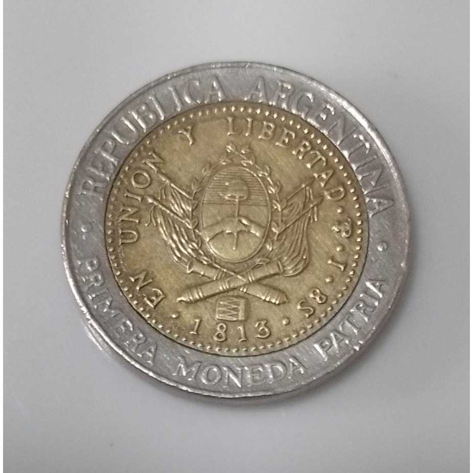 MOEDA ARGENTINA 1 PESO BIMETAL 1995  - S1653