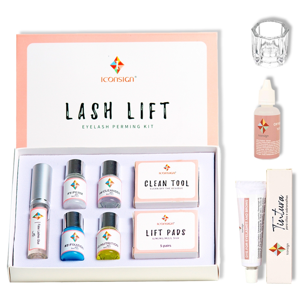 Kit Completo Lash Lifting Iconsign Para Cílios Preto