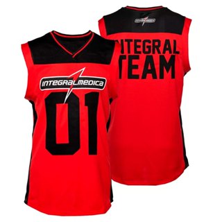 Regata Treino Basquete Vermelho Integralmedica Academia Oficial