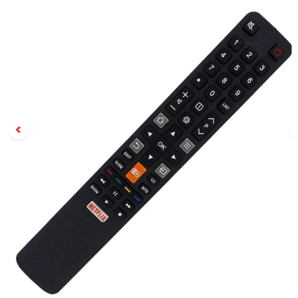 Controle Remoto Tv Led 4k Tcl Semp Toshiba L55s4900fs Teclas Netflix Globoplay AM-0031/le-7811