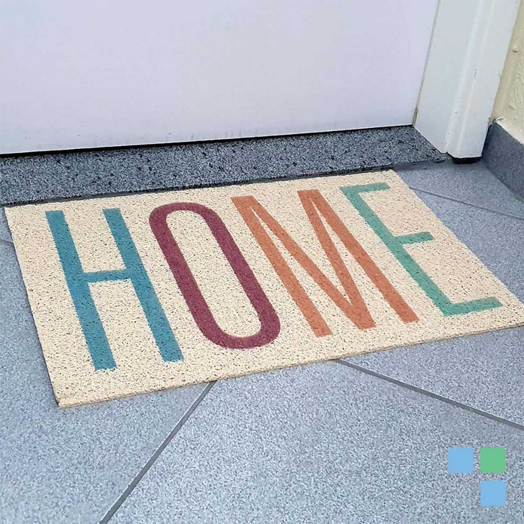 Capacho Vinílico Estampado Antiderrapante 60x40cm