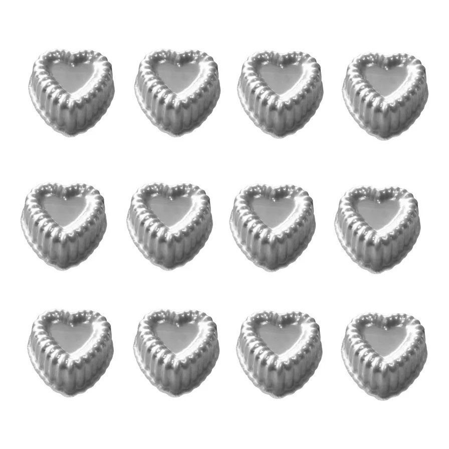 Forma Mini Ballerine Coração Gomada 9x4cm - 12 Unidades em Oferta na Shopee