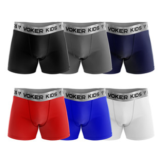 Cueca Box Infantil de Microfibra para Criança Cuecas com Forro