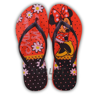 Chinelo feminino slim alcinha fina minnie original