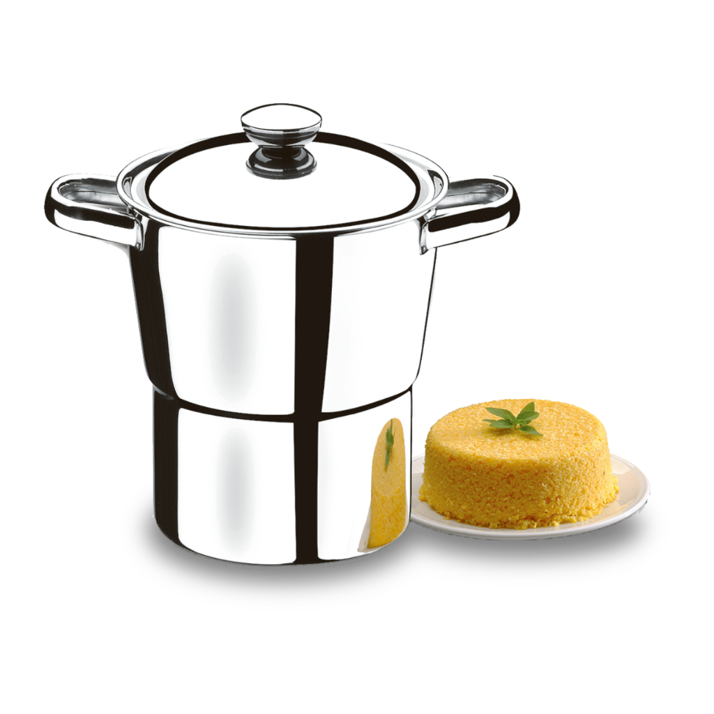 Cuscuzeira Brinox Lyon 2 Litros 16 cm Aço Inox