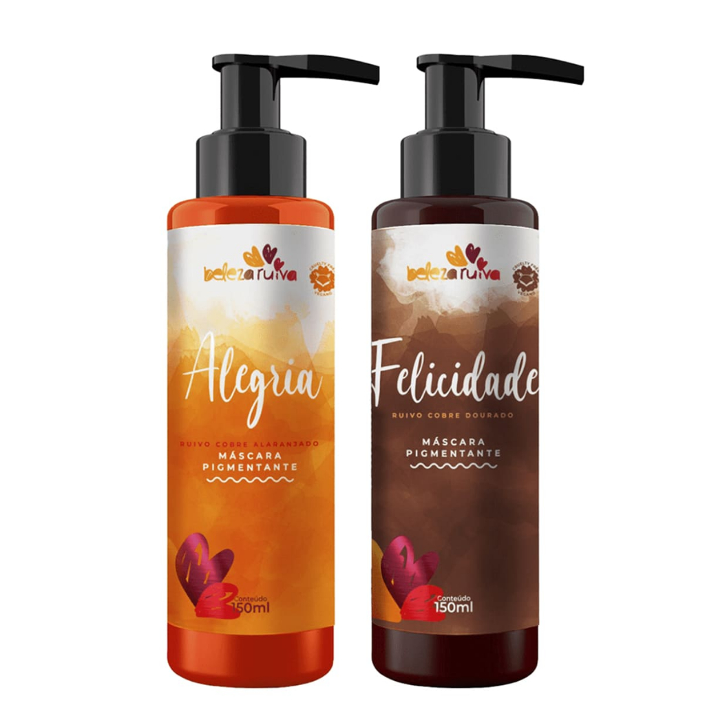 Kit Beleza Ruiva Tonalizante Alegria e Felicidade em Oferta na Shopee