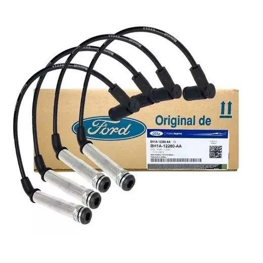 Jogo De Cabos De Velas Original Ford Ka Fiesta Ecosport Zetec Rocam em Oferta na Shopee