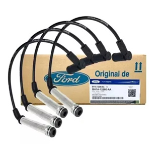 Jogo De Cabos De Velas Original Ford Ka Fiesta Ecosport Zetec Rocam em Oferta na Shopee