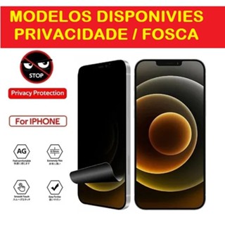 Película Fosca De Cerâmica Privacidade Anti Spy Para iPhone 11 , 12 , 13 14 Pro , Max , X , XS , XR , 6 , 6S , 7 , 8 Plus