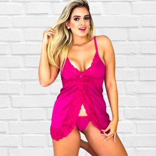 Camisola Sexy Sensual Acompanha Calcinha Fio